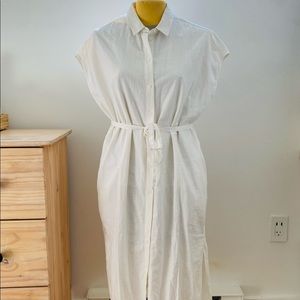Frank & Oak - The Midi Linen Commuter Dress - NWT